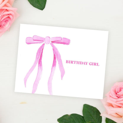 birthday girl greeting card