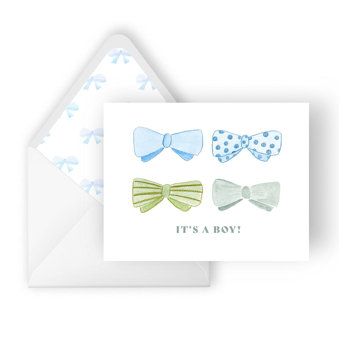 it's a boy greeting card