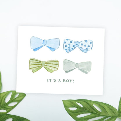 it's a boy greeting card