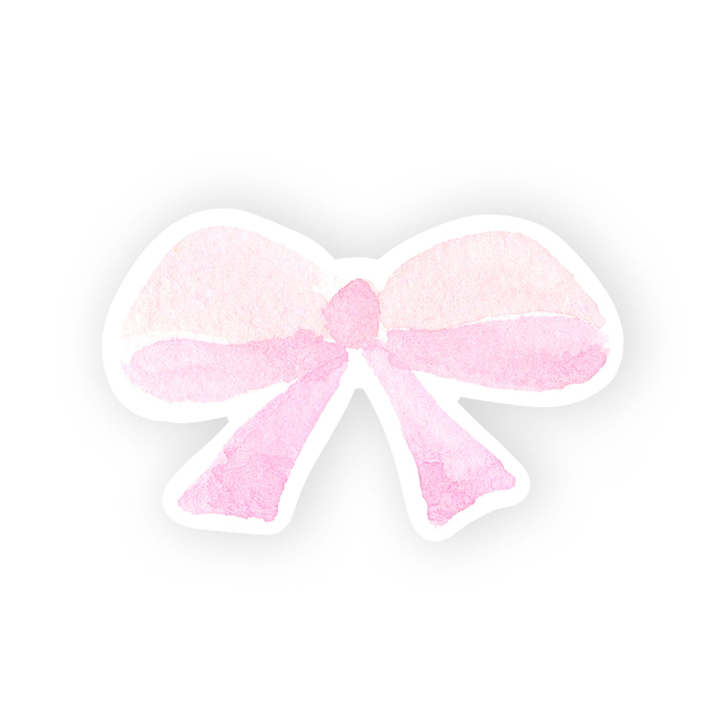 pink bow sticker