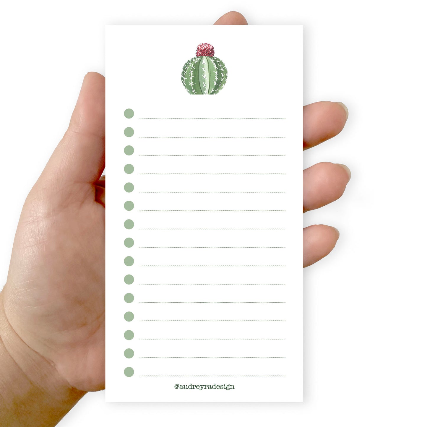 melon cactus notepad