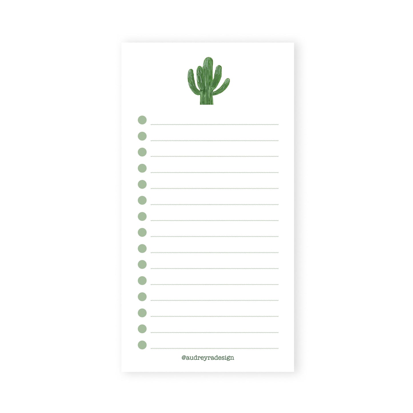 saguaro cactus notepad