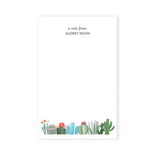 cacti various personalized notepad