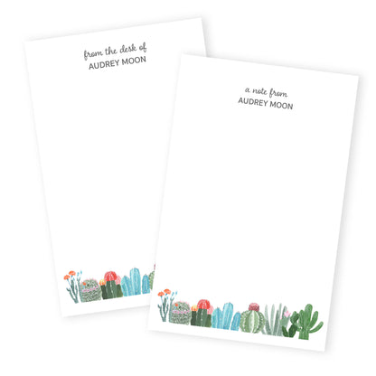 cacti various personalized notepad