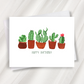 happy birthday cacti greeting card