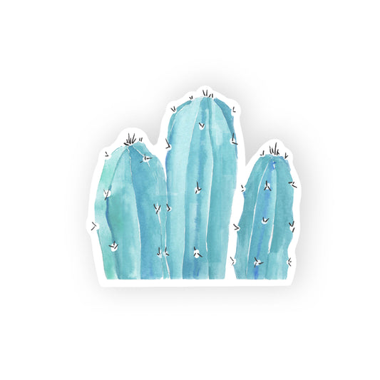blue myrtle cactus sticker
