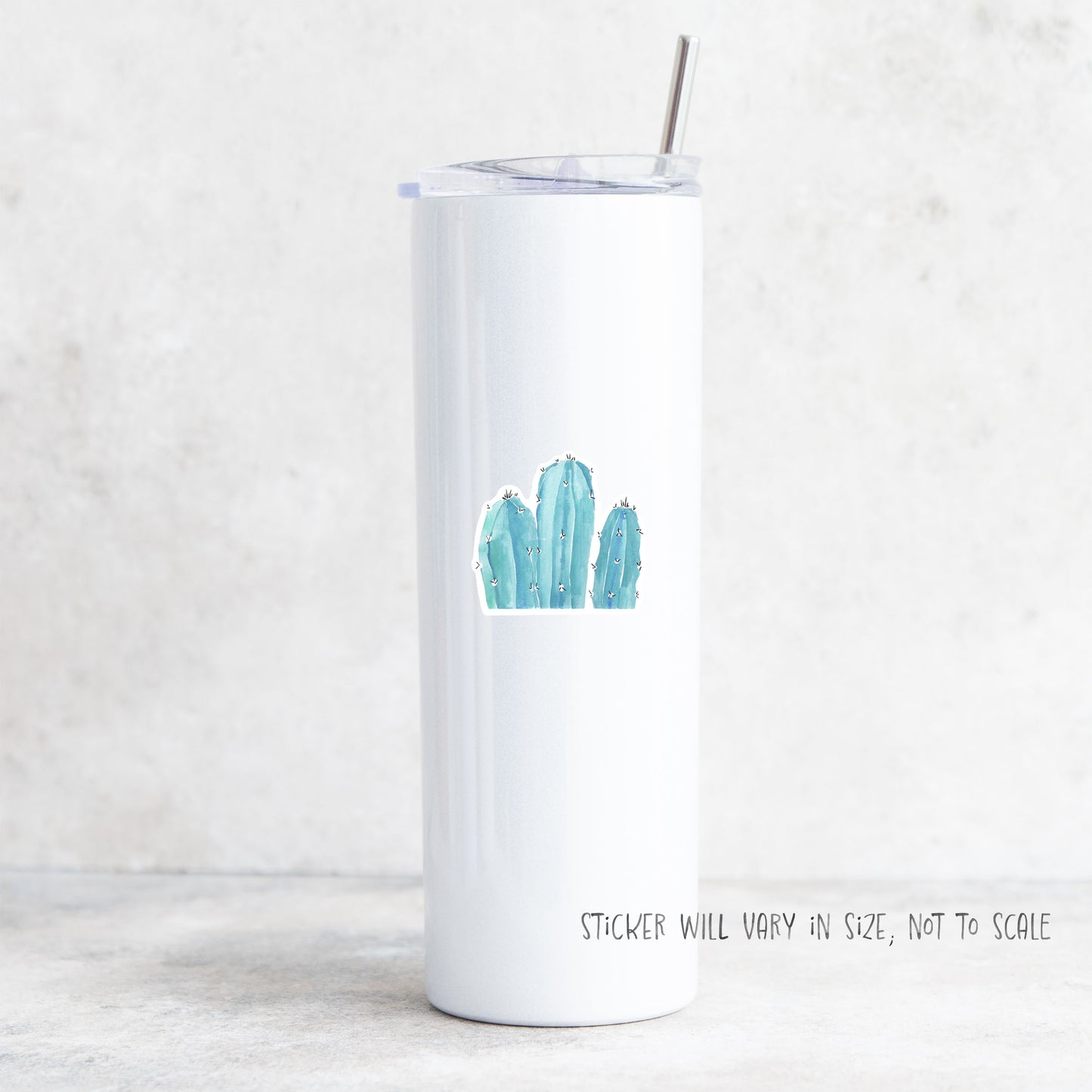 blue myrtle cactus sticker