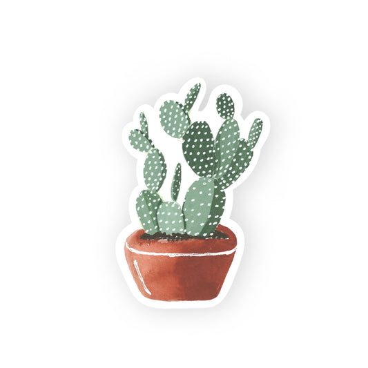 bunny ear cactus sticker