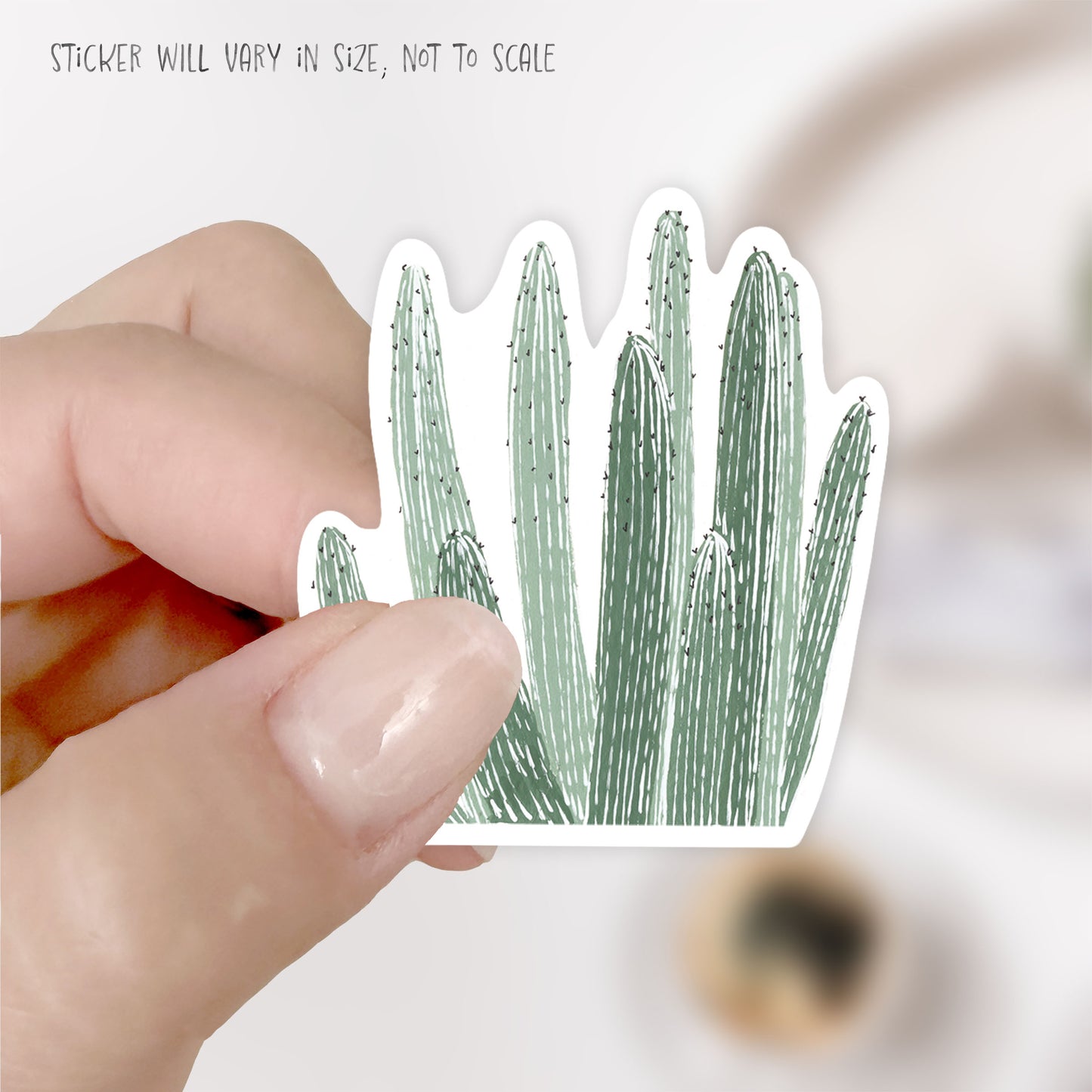 pipe organ cactus sticker