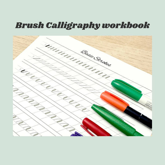 brush calligraphy workbook