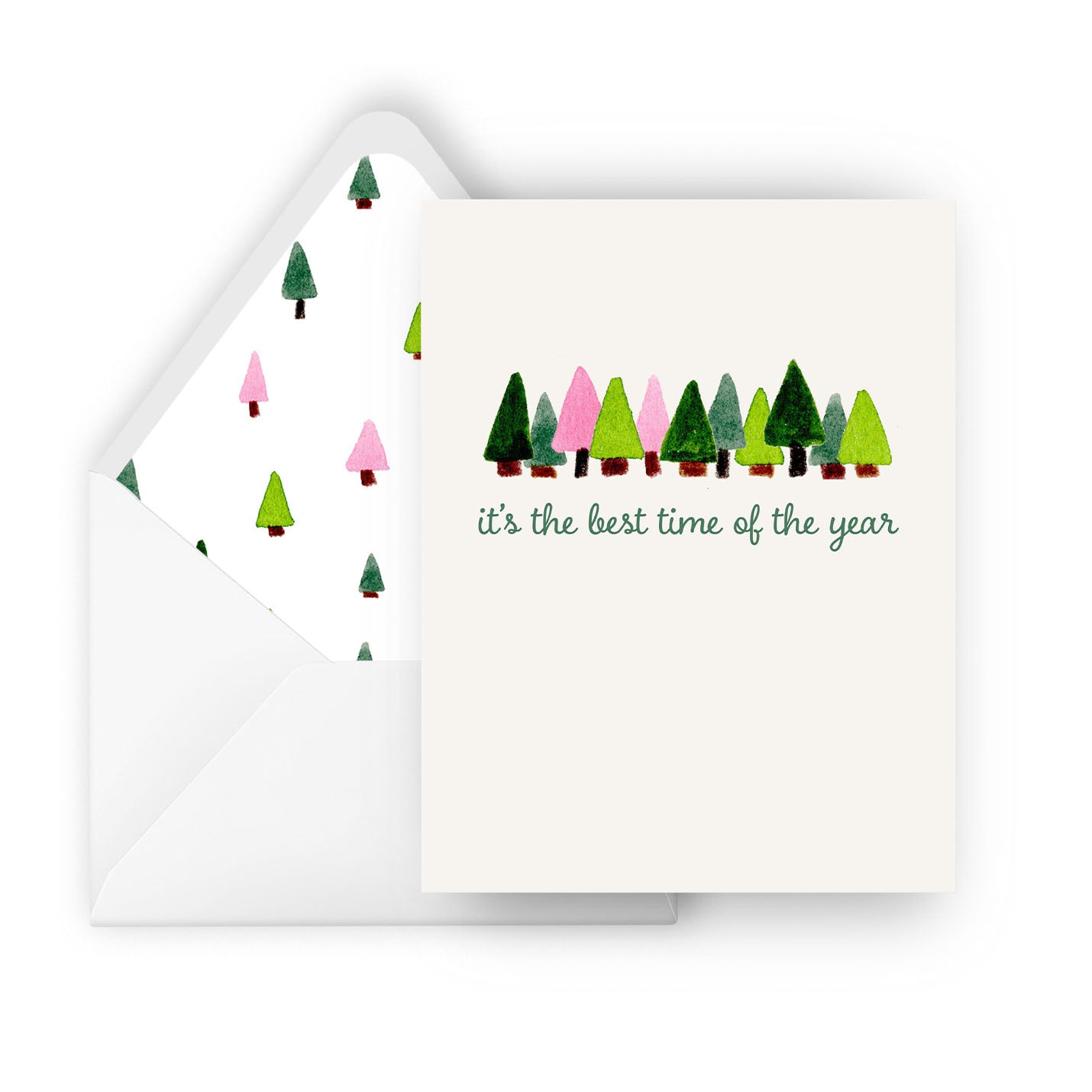 best time of the year holiday greeting card