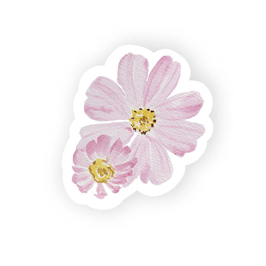 cosmos flower sticker