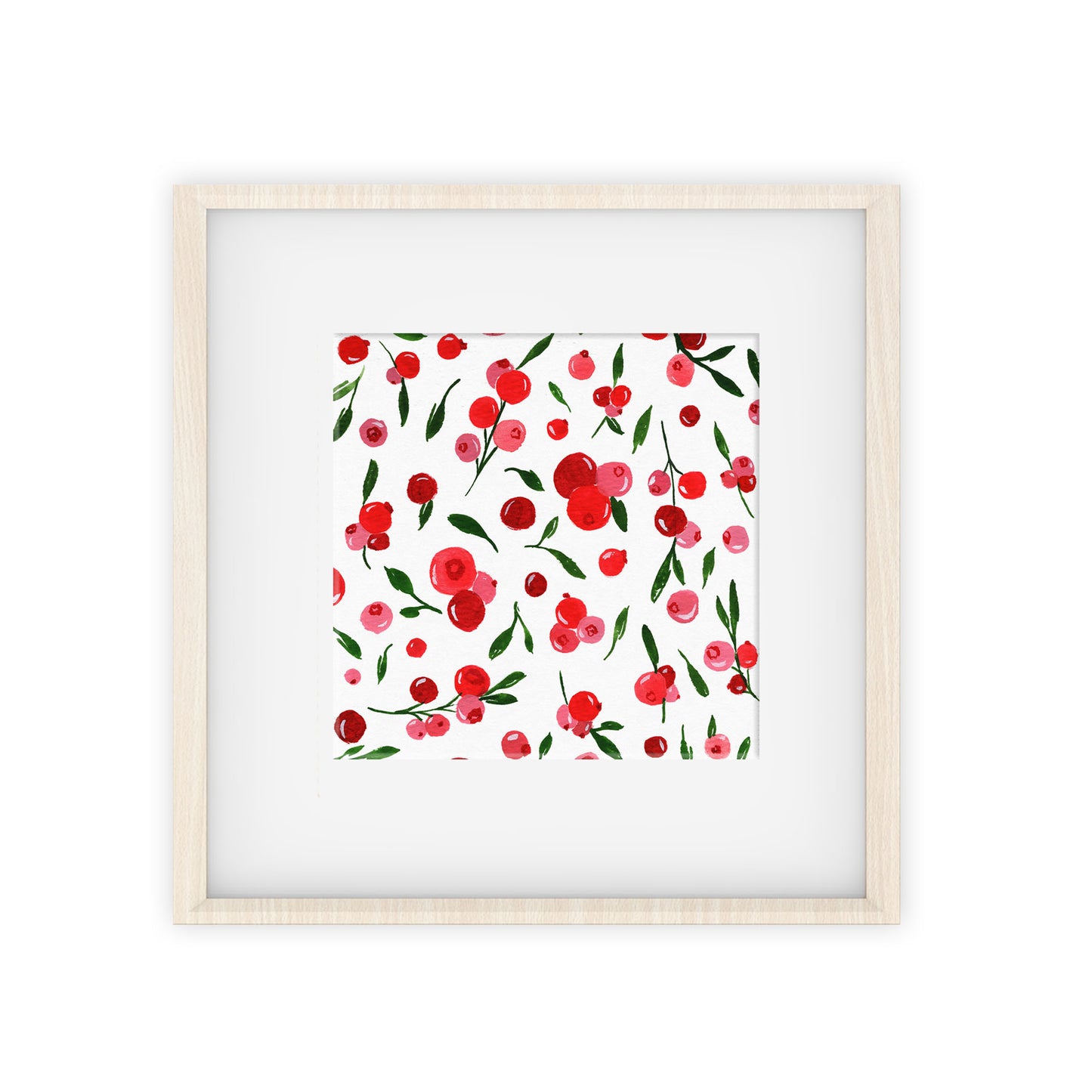 cranberries pattern art print
