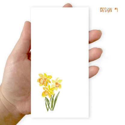 daffodils notepad