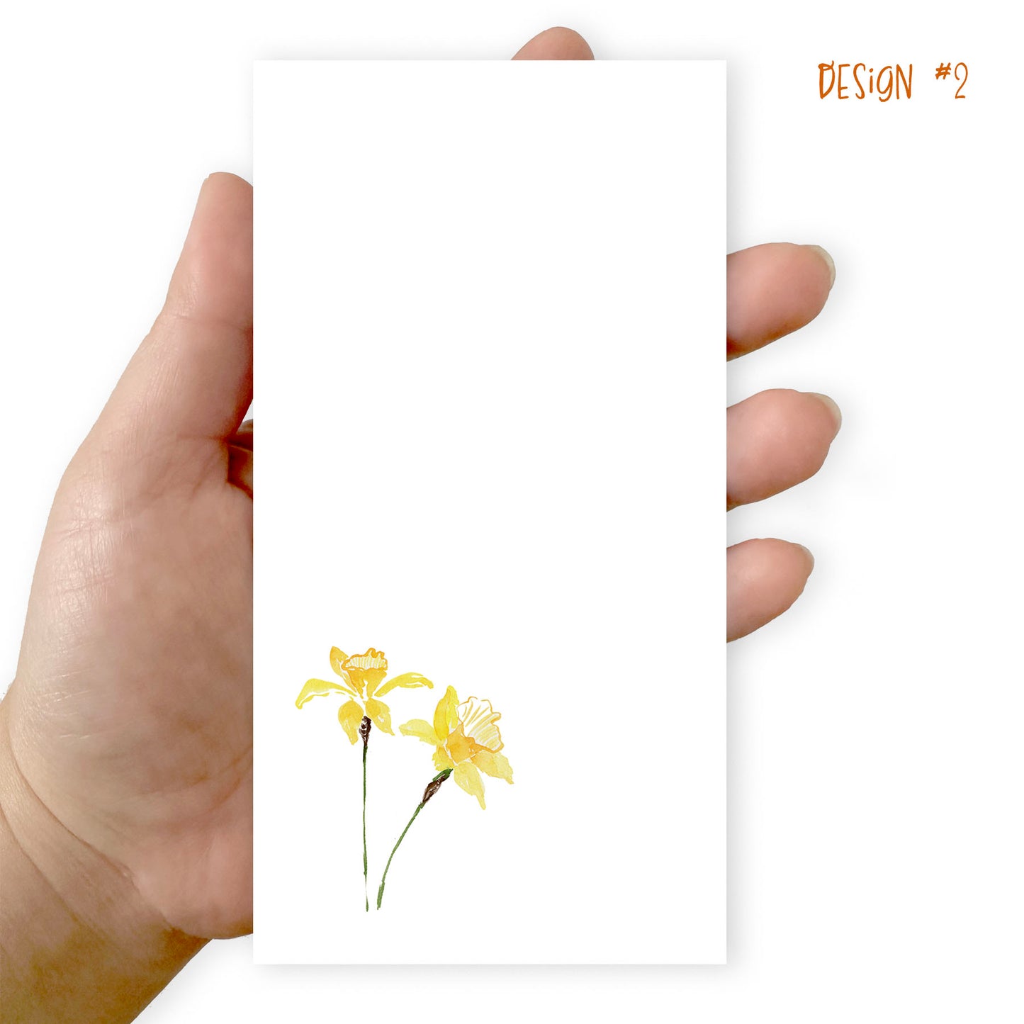 daffodils notepad