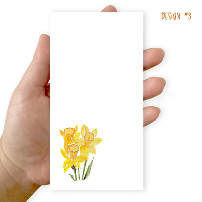 daffodils notepad