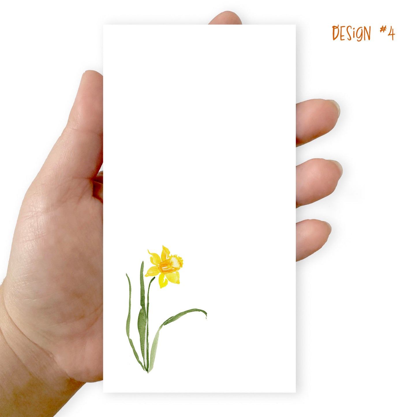 daffodils notepad