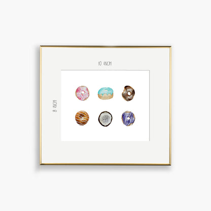 donuts art print