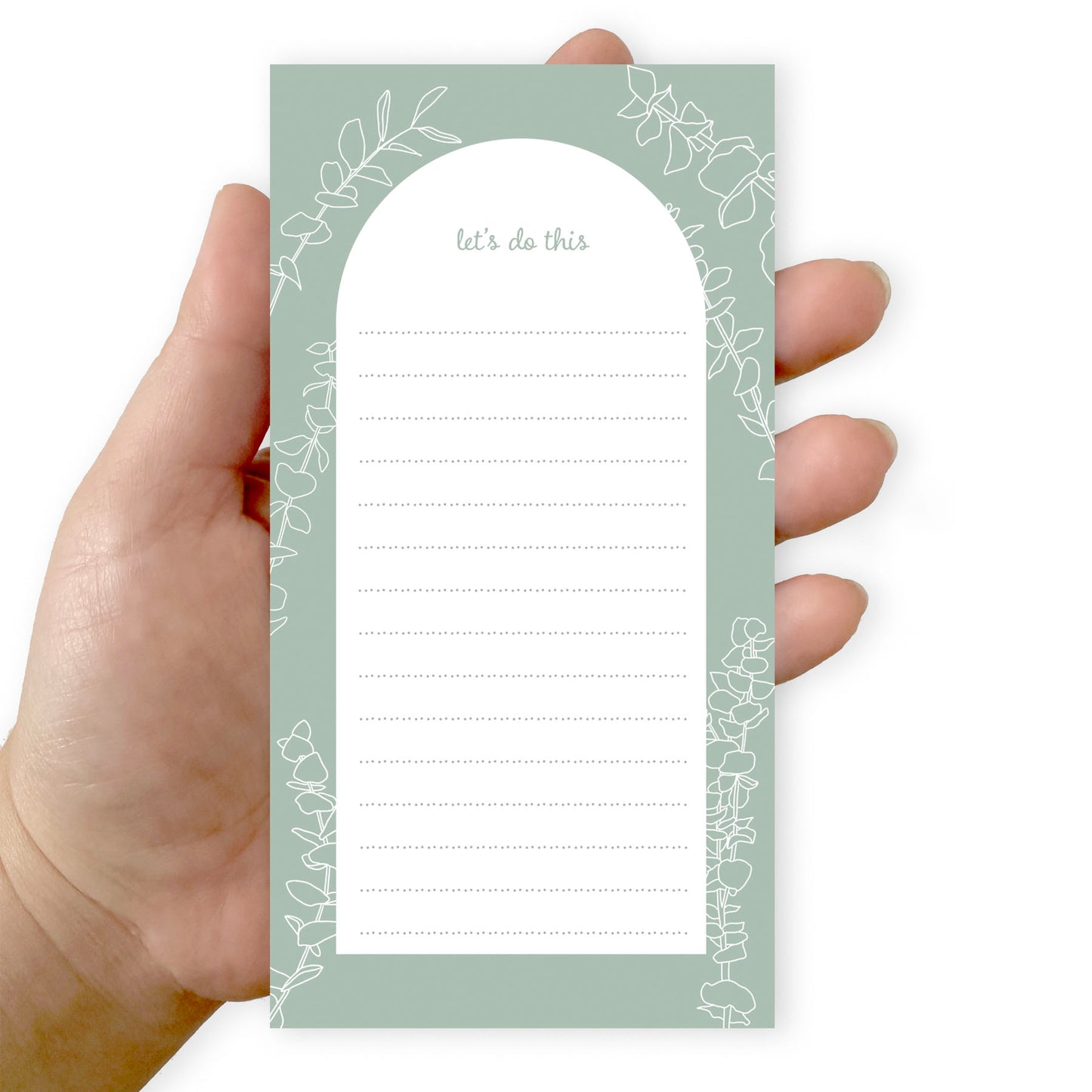 eucalyptus notepad