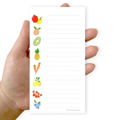 fruits notepad