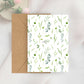 greenery mini notecard