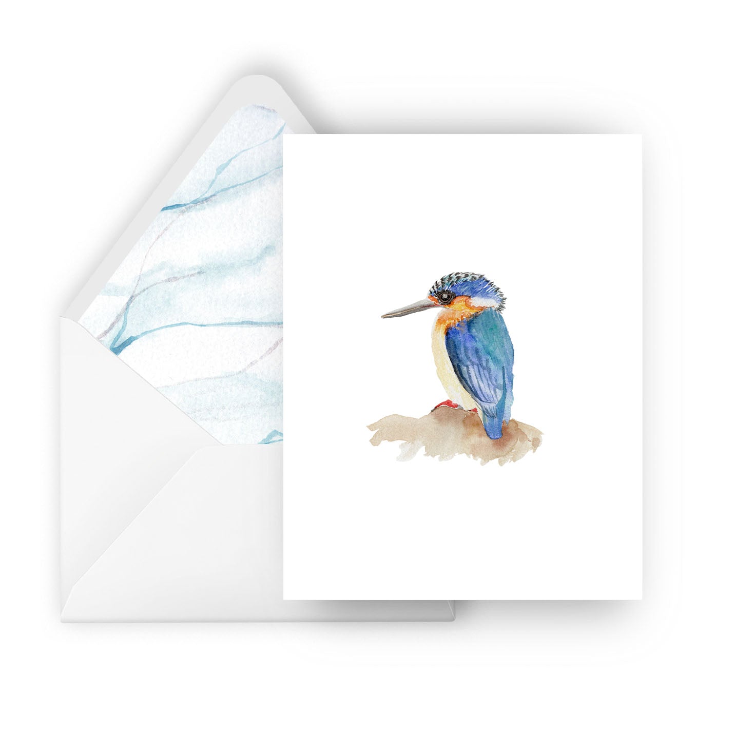 kingfisher greeting card