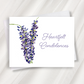 wisteria sympathy greeting card