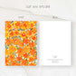 marigolds mini notecard