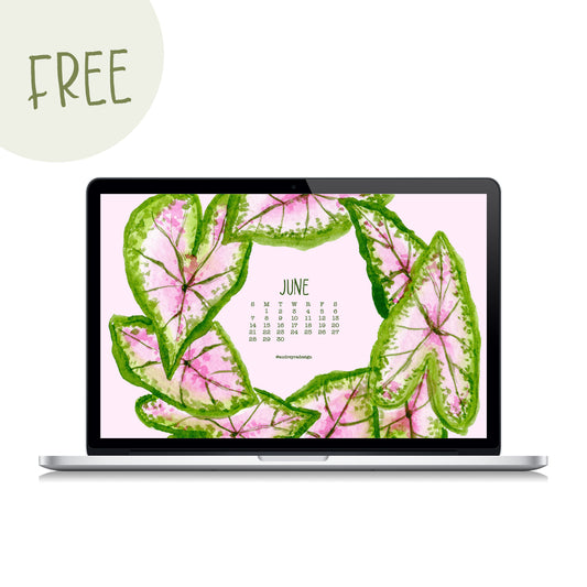 june 2026 digital wallpaper freebie