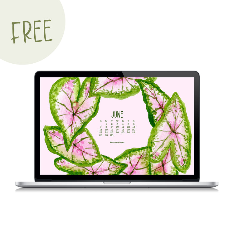 june 2026 digital wallpaper freebie