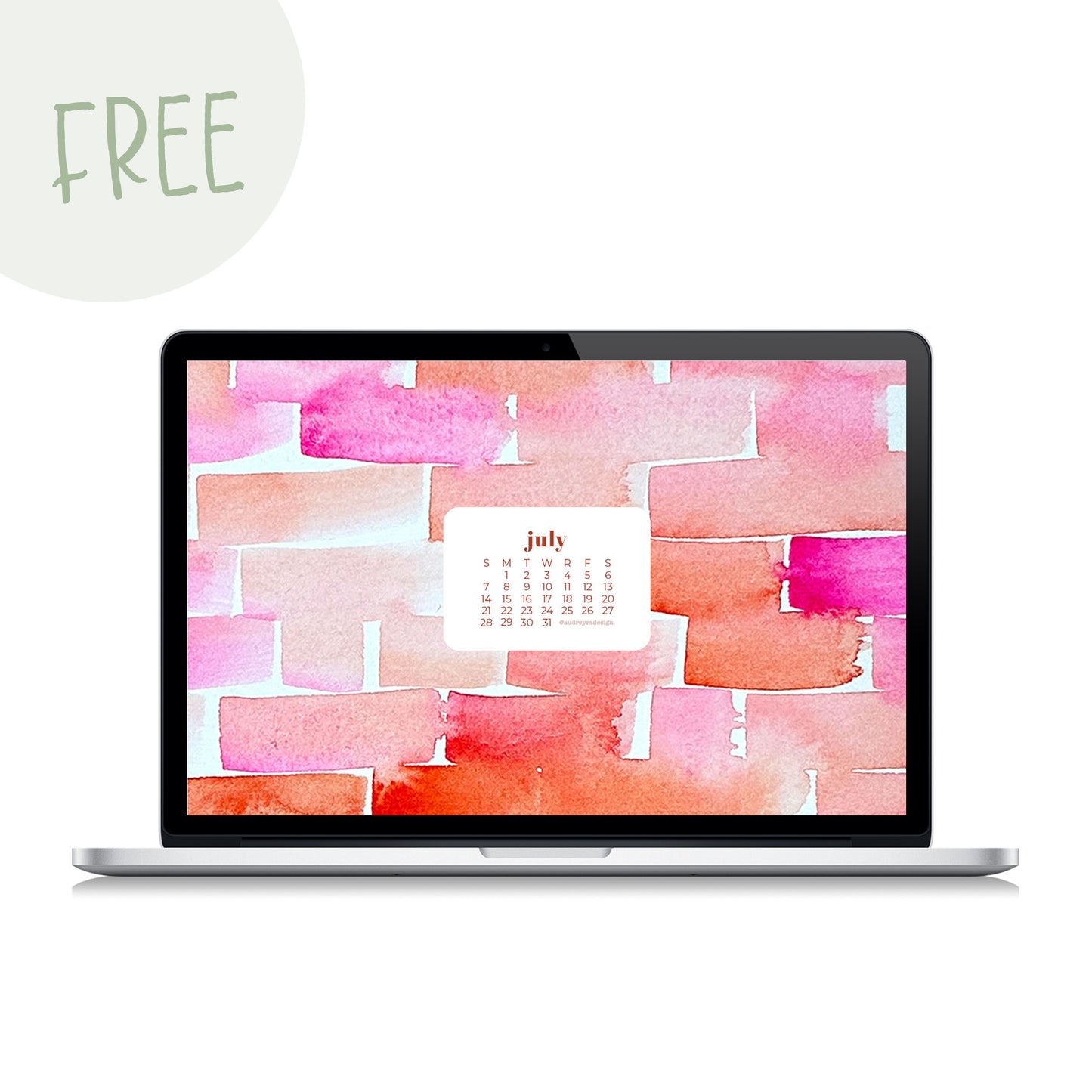 july 2024 digital wallpaper freebie