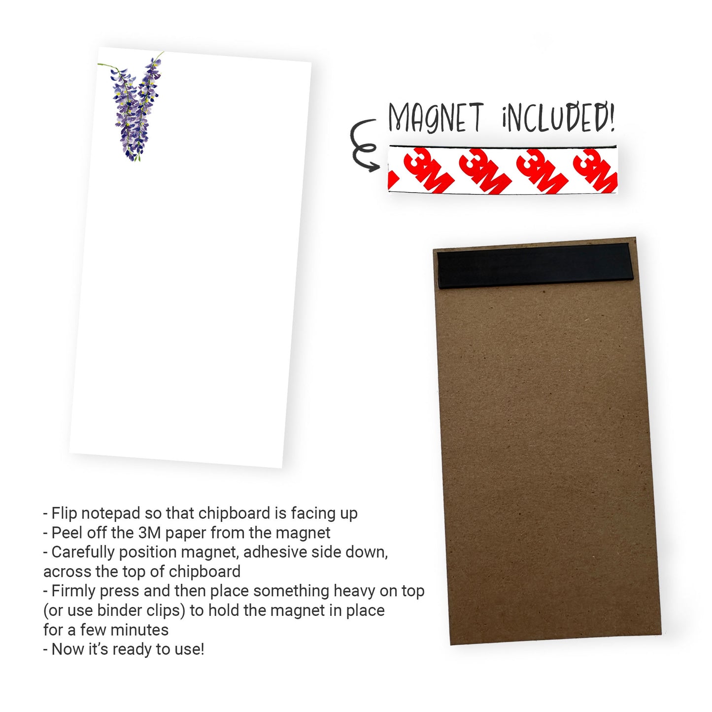 wisteria notepad