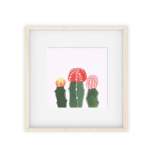 moon cactus art print