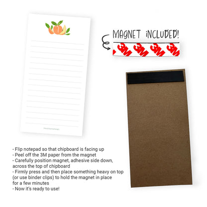 peaches notepad