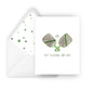 best pickleball dad-greeting card