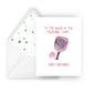 queen of pickleball court birthday-greeting card
