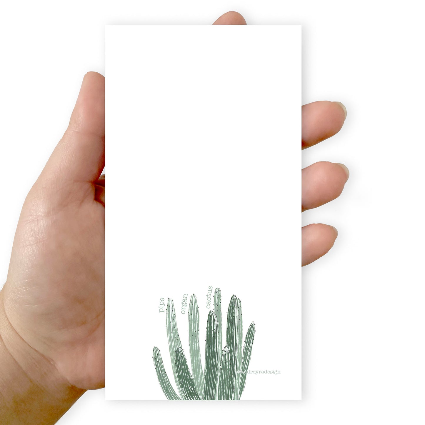 pipe organ cactus notepad