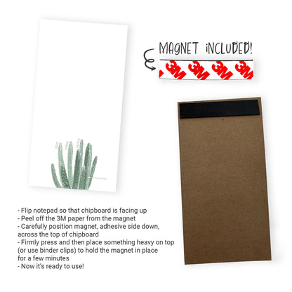 pipe organ cactus notepad