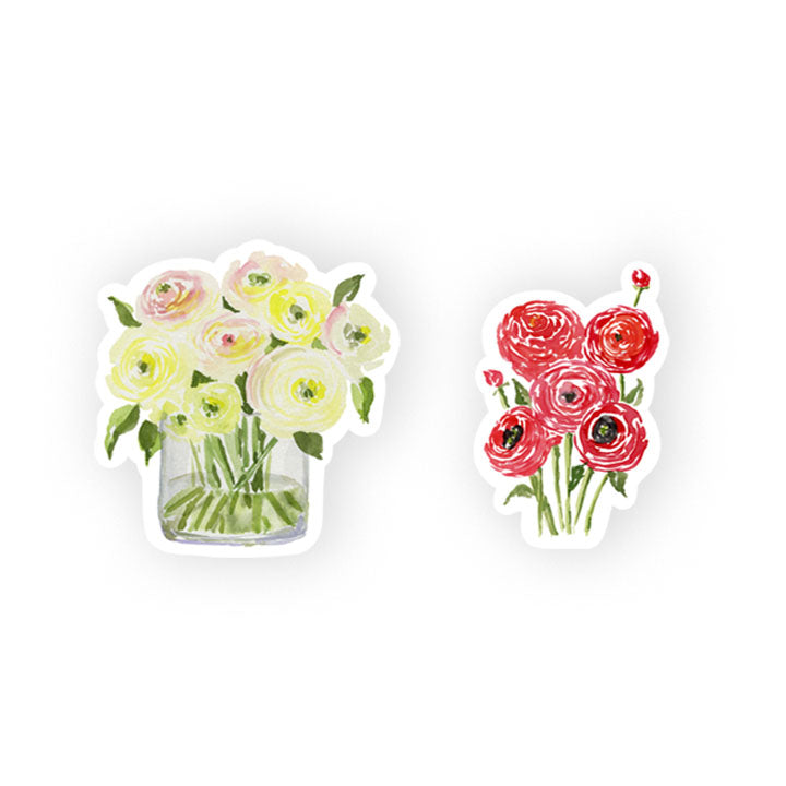 ranunculus bouquets sticker