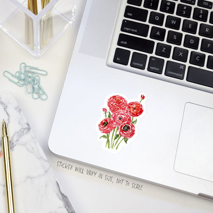 ranunculus bouquets sticker