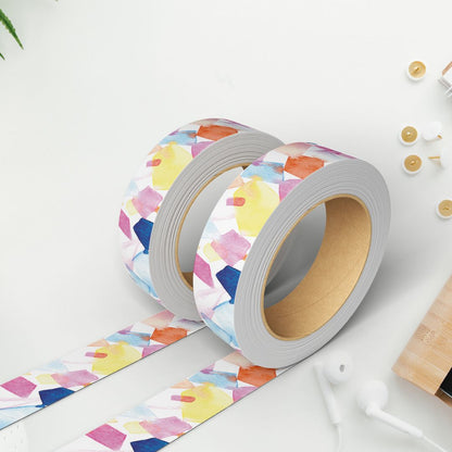 abstract crystals washi tape