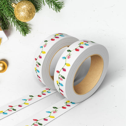 christmas lights washi tape