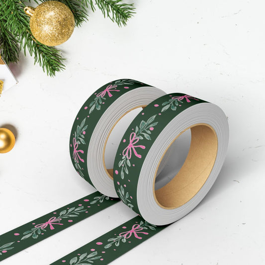 holiday bows & greenery washi tape