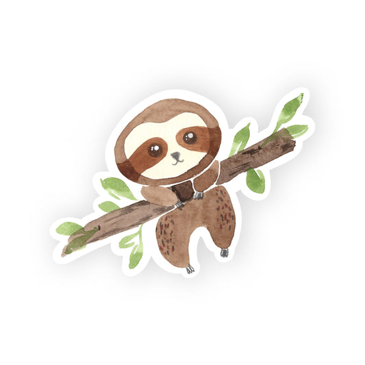 hang in there sloth sticker