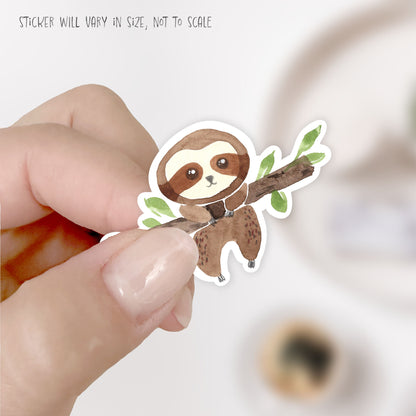 hang in there sloth sticker