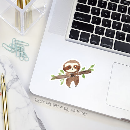 hang in there sloth sticker