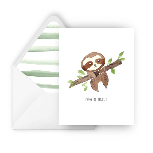 hang in there greeting card
