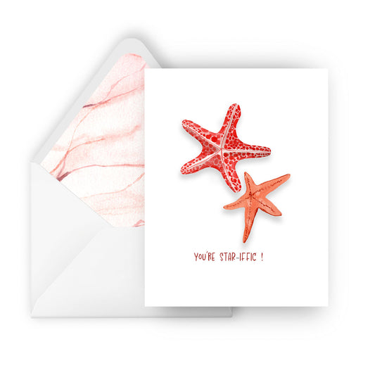 you're star-iffic! greeting card