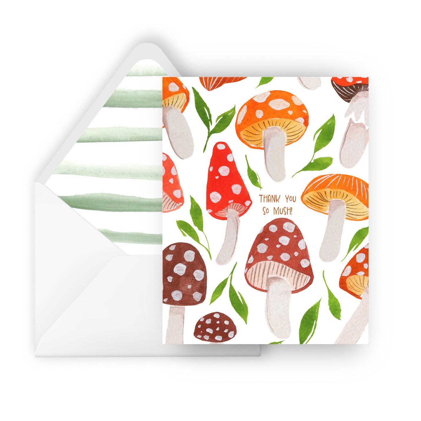thank you fruits and vegetables greeting card set