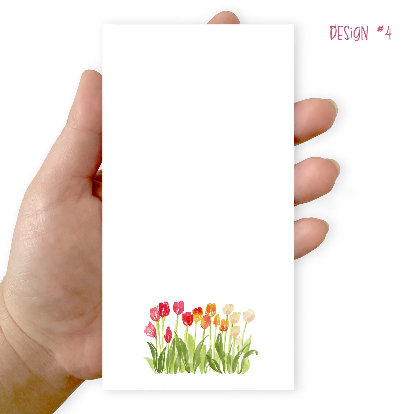 tulips notepad